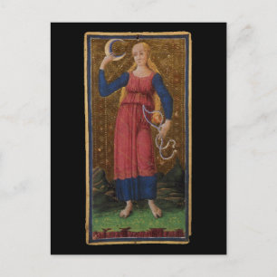 Cartão Postal A Placa de Tarot da Lua