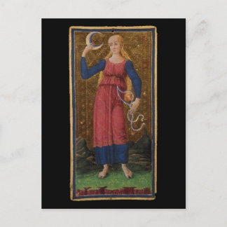 Cartão Postal A Placa de Tarot da Lua