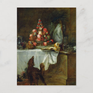 Cartão Postal A placa lateral, 1728