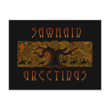 A placa Samhain da árvore do Excelente