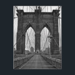 Cartão Postal A ponte do Brooklyn em Nova Iorque<br><div class="desc">A Ponte Brooklyn em Nova Iorque. | Weygan Randolph Mayes | ID do ativo: 98060604</div>