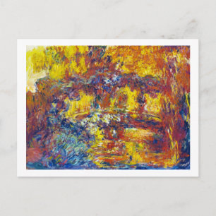 Cartão Postal A Ponte Japonesa Claude Monet