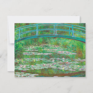 Cartão Postal A Ponte Japonesa Claude Monet