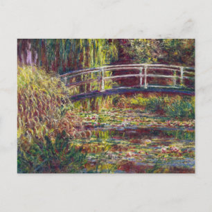 Cartão Postal A Ponte Japonesa Claude Monet legal, velha, mestre
