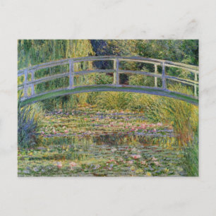 Cartão Postal A ponte japonesa por Claude Monet