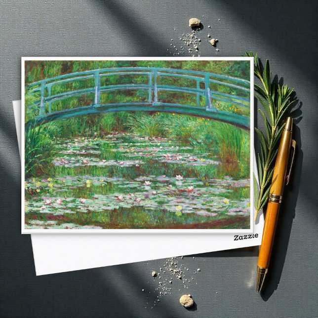 Cartão Postal A ponte japonesa por Claude Monet (Criador carregado)