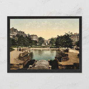 Cartão Postal A Praça e o Place D'Arcy, Dijon, França cla