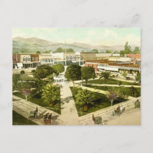 Cartão Postal A Praça em Healdsburg Califórnia