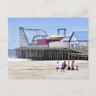 Cartão Postal A praia de Jersey em Seaside Heights