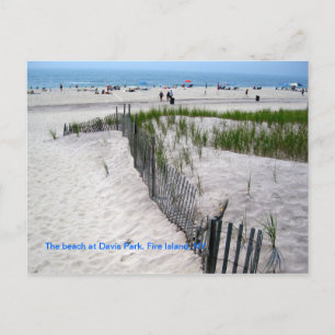 Cartão Postal A praia no Parque Davis