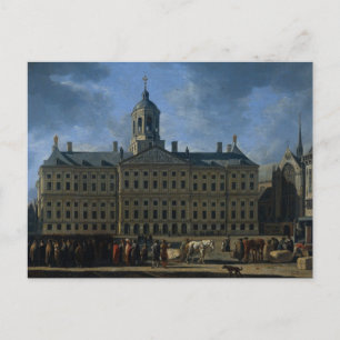 Cartão Postal A prefeitura na barragem, Amsterdã