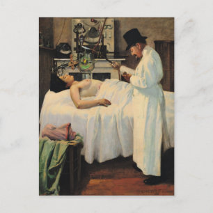 Cartão Postal A Primeira Tentativa de Tratar Câncer com Raios X