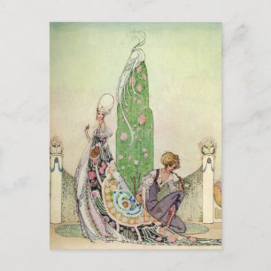 Cartão Postal A Princesa de Kay Nielsen e o Gardener