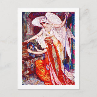 Cartão Postal A Princesa e o Anjo Templário