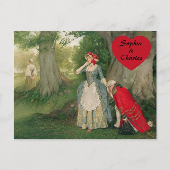 Cartão Postal A Proposta de Sir James Dromgole Linton (Frente)