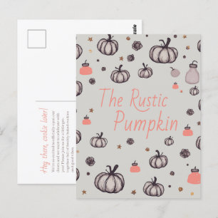 Cartão Postal A Pumpkin Russo