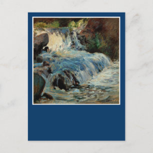 Cartão Postal A Quebra d'água de John Henry Twachtman