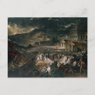 Cartão Postal A queda de Nineveh