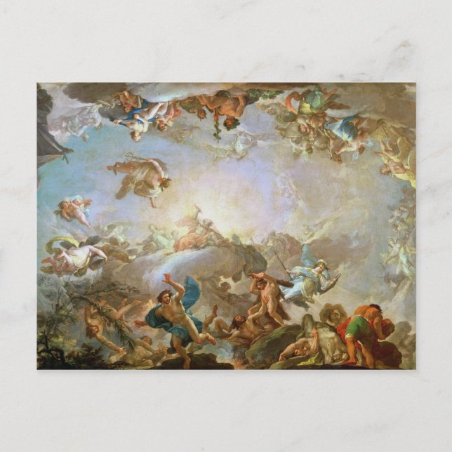 Cartão Postal A queda dos Giants cercando o Olimpo, 1764 (oi) (Frente)