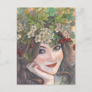 Cartão Postal A Rainha Hawthorn.