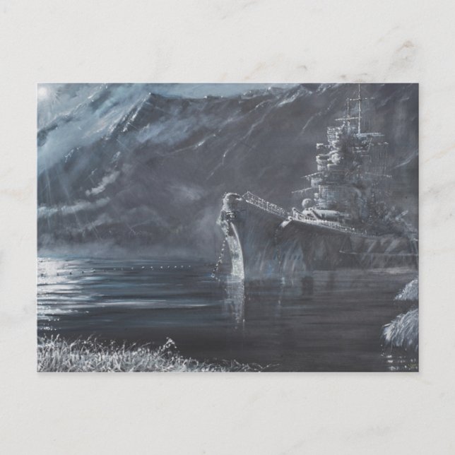 Cartão Postal A Rainha Única Do Tirpitz Do Norte, Noruega1944 (Frente)