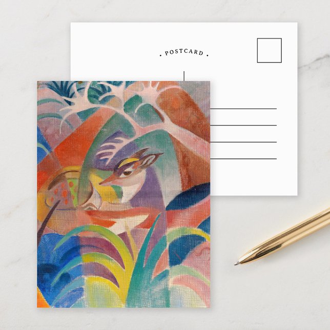 Cartão Postal A Raposa Doente | Jean Bloé Niestlé (Criador carregado)