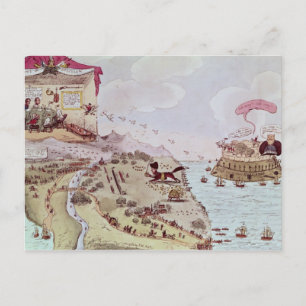 Cartão Postal A Raposa e o Ganso; ou Boney Broke Loose