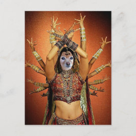 Cartão Postal A Raposa É Uma Dançarina Hindi