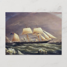 Cartão Postal A Raposa Iate dos anos 1900