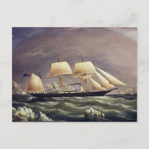 Cartão Postal A Raposa Iate dos anos 1900