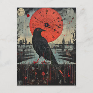 Cartão Postal A Raven
