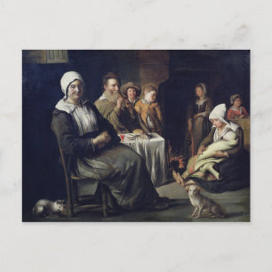 Cartão Postal A Refeição Da Família