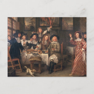 Cartão Postal A Refeição Dos Artistas