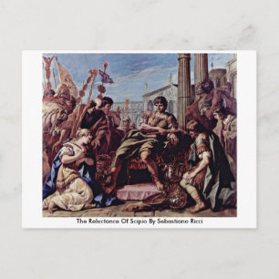 Cartão Postal A Relutância De Scipio Por Sebastiano Ricci