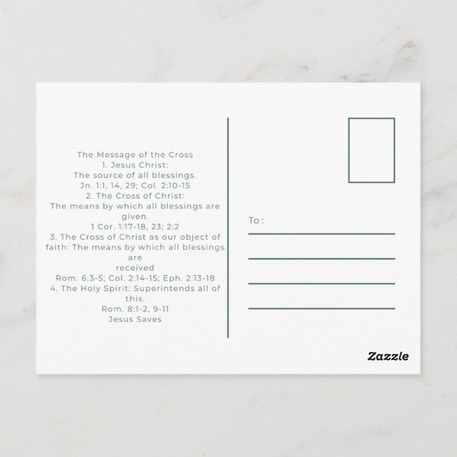 Cartão Postal A Resposta Que Você Busca (Verso)