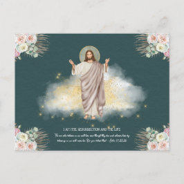 Cartão Postal A ressurreição de Jesus Cristo - Páscoa