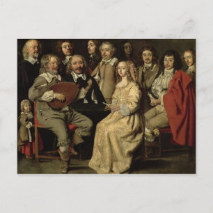Cartão Postal A Reunião Musical, 1642