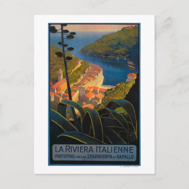 Cartão Postal A Riviera Italiana (Frente)