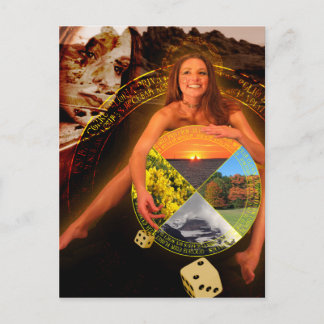 Cartão Postal A Roda da Arte de Cartola Fortune