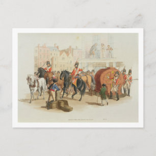 Cartão Postal A Roda da Loteria, gravada pelo artista, 1805 (a