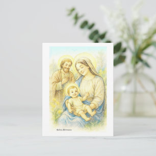 Cartão Postal A Sagrada Família - Natividade