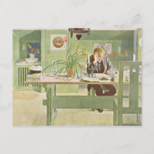 Cartão Postal A Sala de Estudos, pub. em 'Lasst Licht Hinin' (`L