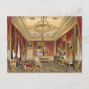 Cartão Postal A Sala de Sessão Privada da Rainha, Castelo de Wi