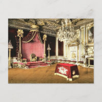 A sala do trono, Palácio de Fontainebleau, França