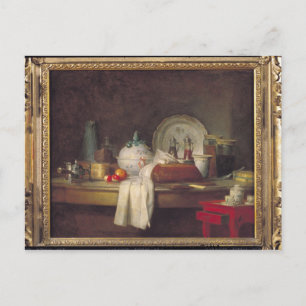 Cartão Postal A Sala dos Oficiais ou Os Restos de um Almoço