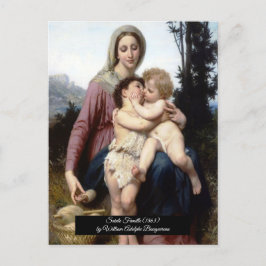 Cartão Postal A Santa Família de Bouguereau