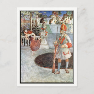 Cartão Postal A Sapatilha de Vidro por Millicent Sowerby