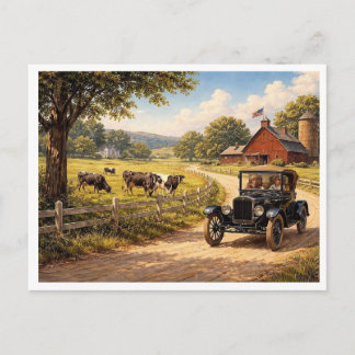 Cartão Postal A scene from American life.