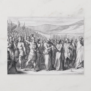 Cartão Postal A Secessão das Pessoas ao Sacro dos Mons