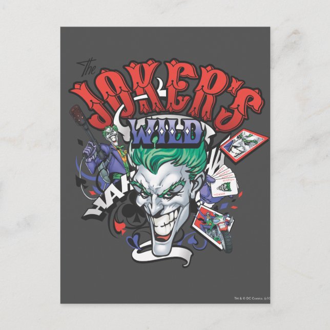 Cartão Postal A Selvagem do Joker (Frente)